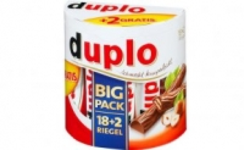 duplo oder Kinder Riegel 2.79 €