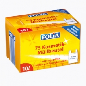 Kosmetik-Müllbeutel 0.99 €