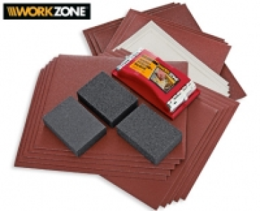 WORKZONE®Handschleif-Set, 24-teilig