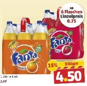 FANTA, SPRITE oder MEZZO-MIX 4.50 €