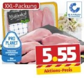 MÜHLENHOF Frische Hähnchen-Brustfilets 5.55 €