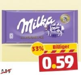 MILKA Schokolade 0.59 €