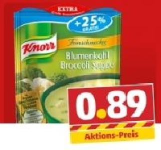 KNORR Feinschmecker-Suppe 0.89 €