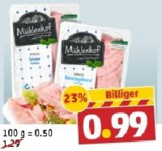 M&Uuml;HLENHOF Lyoner oder Kaiserjagdwurst