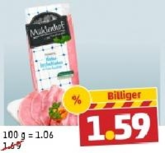 M&Uuml;HLENHOF Hinterkochschinken