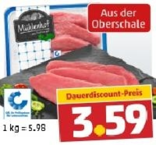 MÜHLENHOF Frische Schweine-Schnitzel 3.59 €