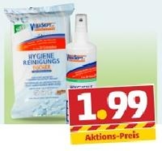 VIBASEPT Reinigungst&uuml;cher oder Hygiene Spray