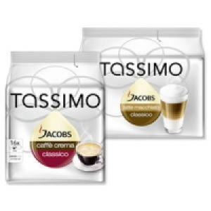 Tassimo Jacobs Caff&egrave; Crema Classico oder Latte Macchiato Classico 3.49&nbsp;&euro;