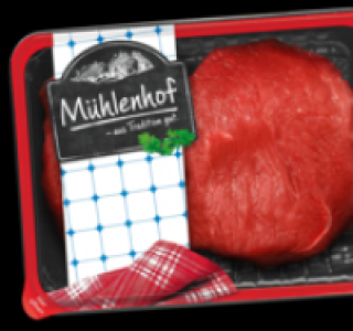 M&Uuml;HLENHOF Frische Rinder H&uuml;ftmedaillons 1.49&nbsp;&euro;