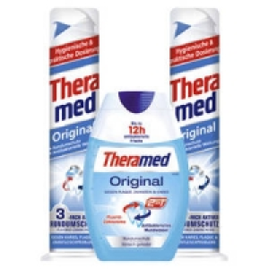 Theramed Zahncreme Spender oder Liquid 0.88 €