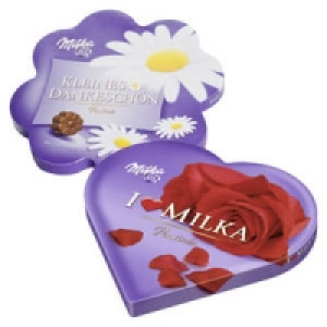 I love Milka Geschenkherz, Alles Gute oder Kleines Dankesch&ouml;n Pralin&eacute;s 3.49&nbsp;&euro;