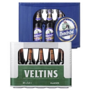 Veltins Pilsener, V+ oder Mönchshof 10.99 €