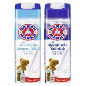 Bärenmarke Die Alpenfrische Milch 0.79 €