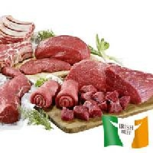 Frischer Irischer Rinderbraten oder Rindergulasch 7.99 €