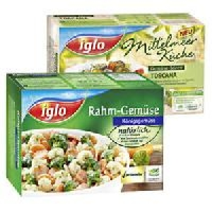 iglo Gemüse-Ideen, Rahm-Gemüse oder Mittelmeer-Küche 1.99 €