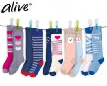 ALIVE®Kinder-Kniestrümpfe, 2 Paar