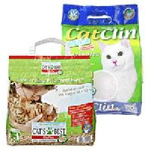 Cats Best &Ouml;ko Plus Katzenstreu oder CatClin Katzenstreu 5.99&nbsp;&euro;