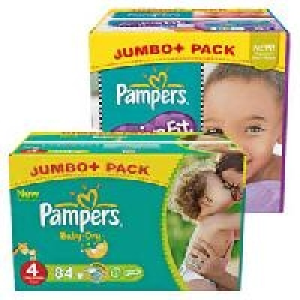 Pampers Windeln Baby Dry oder Active Fit 17.99&nbsp;&euro;