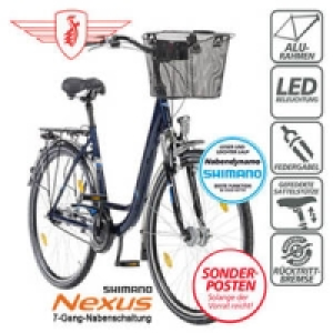ZÜNDAPP Alu-Citybike Red 5.0 26er oder 28er 299.00 €
