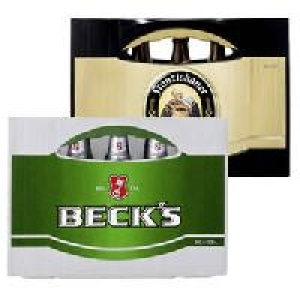 Beck´s oder Franziskaner Weissbier 12.99 €