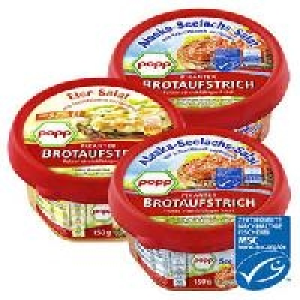 popp Brotaufstrich Ei oder Seelachs 0.88&nbsp;&euro;
