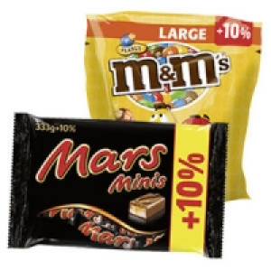 Mars, Snickers, Twix, Bounty, MilkyWay Minis oder m&m&acute;s 2.22&nbsp;&euro;