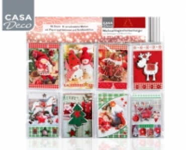 CASA DECO&reg;Weihnachts-Geschenkanh&auml;nger
