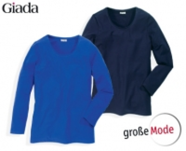 GIADA® 2 Langarmshirts, große Mode 7.99 €