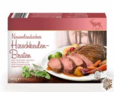 Neuseeländischer Hirschkeulen-Braten