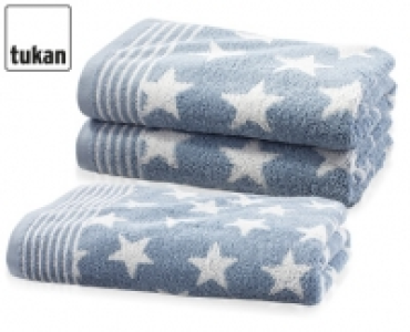 TUKAN®1 Duschtuch oder 2 Handtücher, Wellness