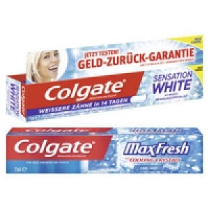 Colgate Zahncreme MaxFresh oder Sensation 0.99&nbsp;&euro;