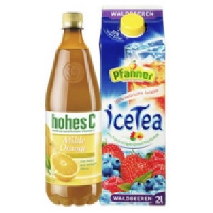hohes C oder Pfanner Eistee 1.11&nbsp;&euro;