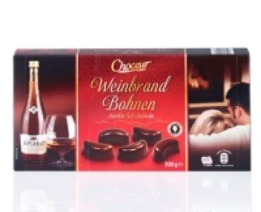 CHOCEUR®Weinbrand- oder Eierlikörbohnen