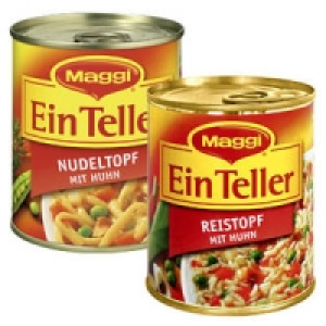 Maggi Ein Teller Reistopf mit Huhn oder Ravioli 0.99&nbsp;&euro;