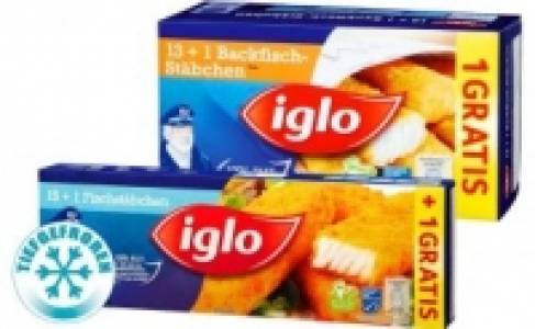 iglo Fischst&auml;bchen oder Backfischst&auml;bchen 1.77&nbsp;&euro;