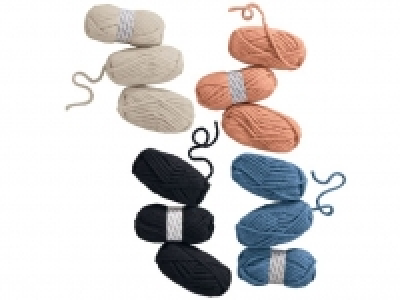 CRELANDO® Strickgarn Manuela, 3 x 100 g 6.99 €