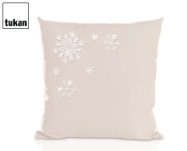 TUKAN®Tweed-Kissen mit Strasssteinen