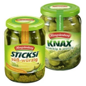 Hengstenberg Knax Gew&uuml;rzgurken oder Sticksi 0.88&nbsp;&euro;