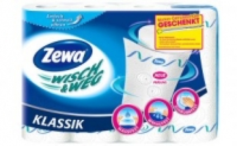 Zewa Küchentücher Wisch & Weg 1.49 €