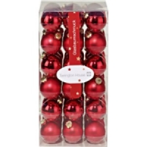 Hochwertige Glas Weihnachtskugeln Uni und dekoriert 12.59&nbsp;&euro;