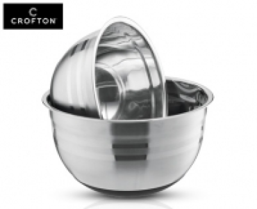 CROFTON®Edelstahl-Schüsseln, 2er-Set