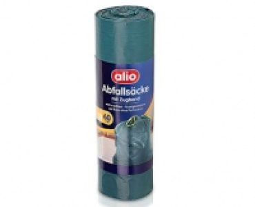 Aldi Süd  ALIO®Abfall-Zugbandsäcke, 60 L