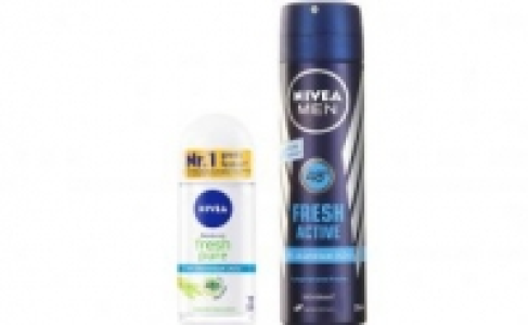 Nivea Deospray oder -Roll-on 3.30 €