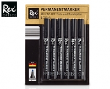 Aldi Süd  REX® OFFICE Permanent-Marker, 6 Stück