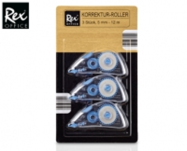 REX® OFFICE Korrektur-Roller, 3 Stück