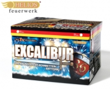 HELIOS®Excalibur 36 Schuss Premium-Effekt-Bombetten-Batterie