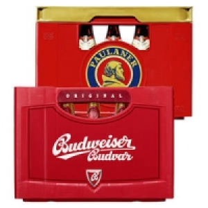 Paulaner Weißbier, Alkoholfrei oder Budweiser 13.99 €