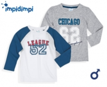 IMPIDIMPI® Kleinkinder-Shirt, sportiv, 2 Stück