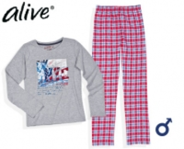 ALIVE®Kinder-Flanell-Pyjama