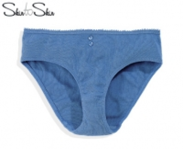 SKIN TO SKIN®Spitzenslips, gerippt, 2 Stück